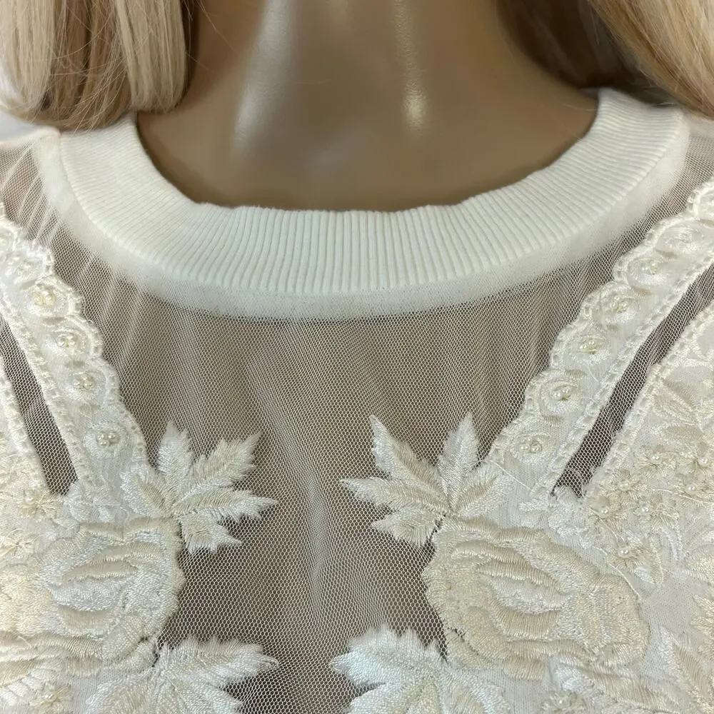 Anthropologie romantic pullover